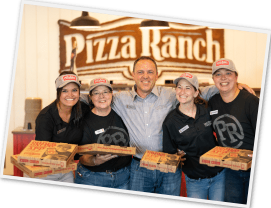 franchise owner and employees