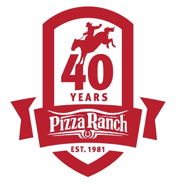 Pizza Ranch 40th Anniversary Logo
