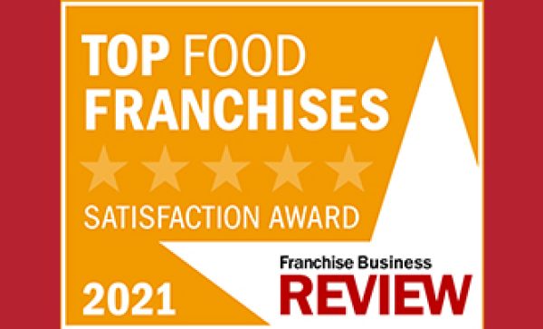 Top Food Franchises Satisfaction Award 2021